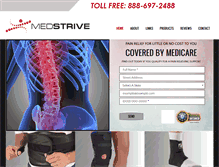 Tablet Screenshot of medstrive.com